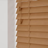 Honey venetian blinds